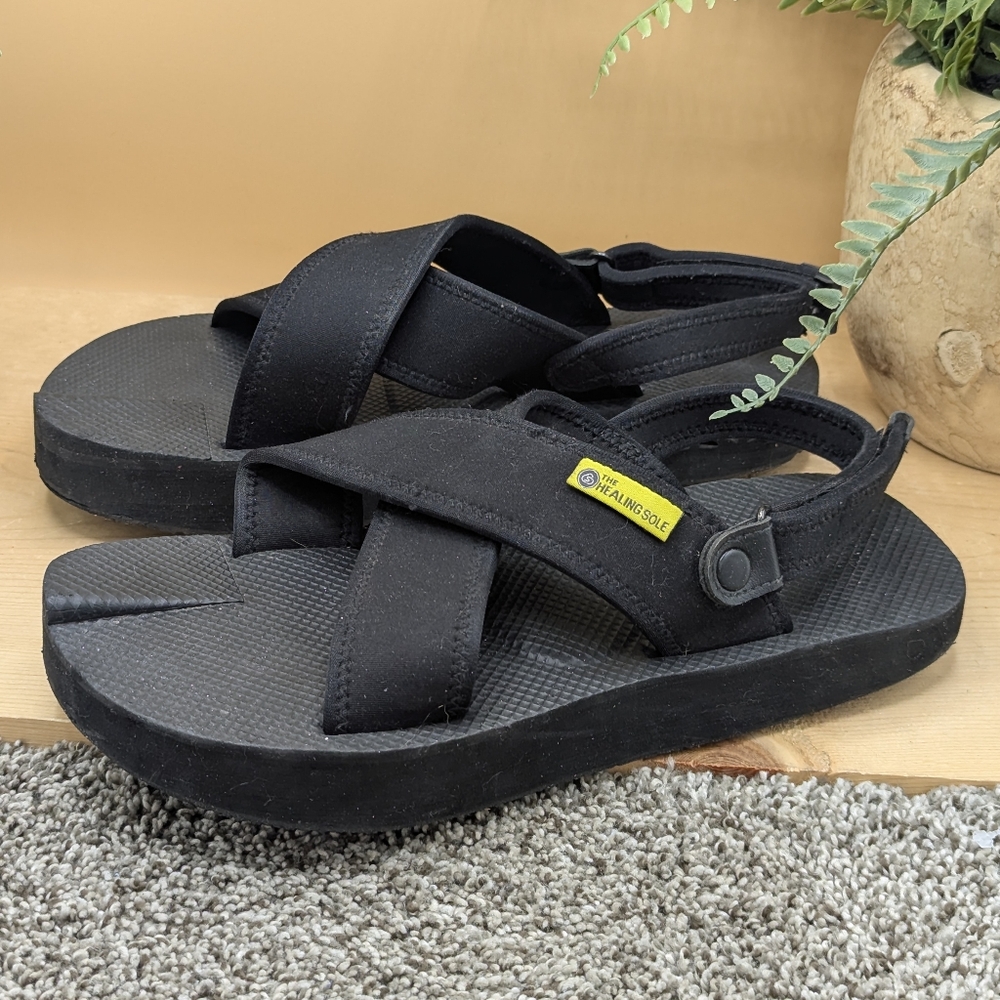 The Healing Sole Everett Woven Mesh Recovery Sandals Women's Size 10 Mns Sz 8.5